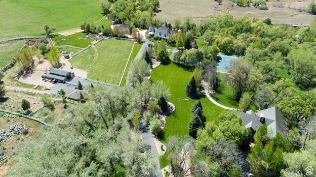 301 S Rachel Ln, New Harmony, UT 84757 - aerial view of property's location with rural landscape