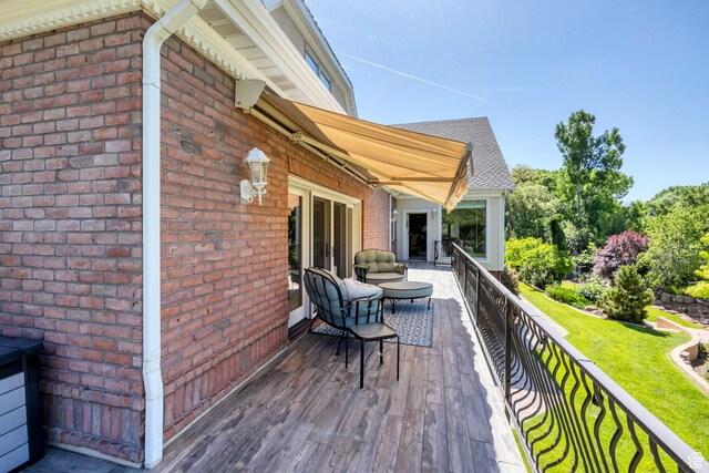 301 S Rachel Ln, New Harmony, UT 84757 - view of wooden terrace
