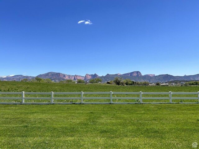 301 S Rachel Ln, New Harmony, UT 84757 - view of mountain backdrop with rural landscape and a pastoral area