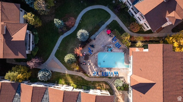 840 Bigler Ln Unit 2039, Midway, UT 84049 - drone / aerial view of a pool area