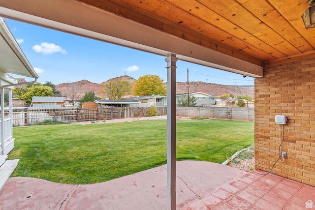 455 N 500 W, Richfield, UT 84701 - view of yard with a patio and a mountain view