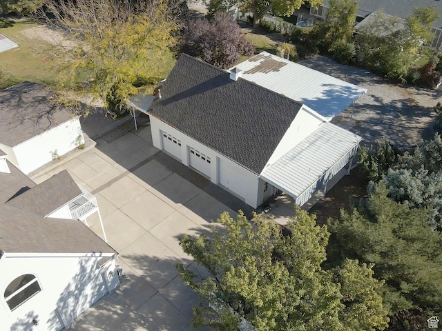 view of subject property