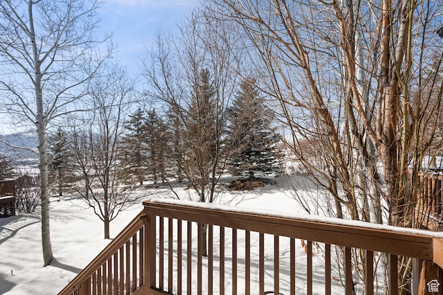 3025 Lower Saddleback Rd Unit 13, Park City, UT 84098 - view of snow covered deck
