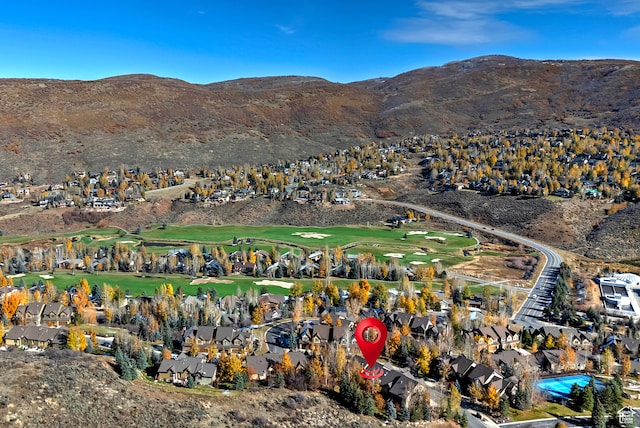 3025 Lower Saddleback Rd Unit 13, Park City, UT 84098 - birds eye view of property featuring a mountain view