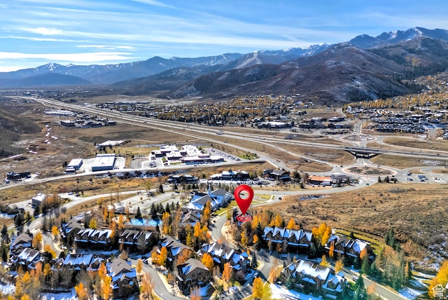 3025 Lower Saddleback Rd Unit 13, Park City, UT 84098 - bird's eye view with a mountain view