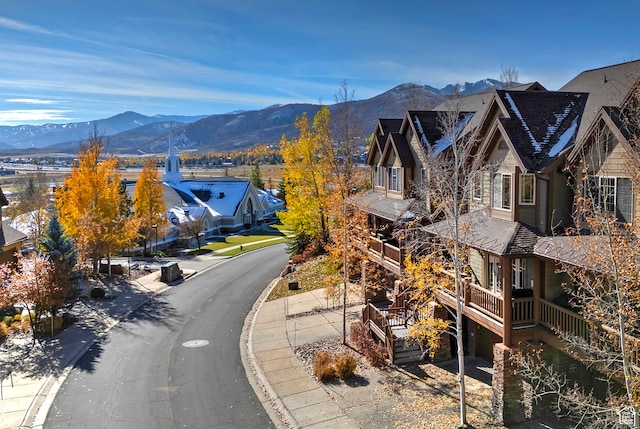 3025 Lower Saddleback Rd Unit 13, Park City, UT 84098 - view of road featuring a mountain view
