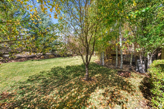 3025 Lower Saddleback Rd Unit 13, Park City, UT 84098 - view of yard featuring a wooden deck