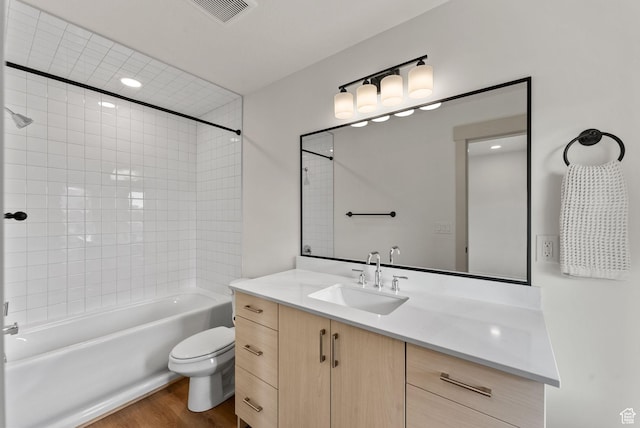 51 E 200 N Unit 3, Bountiful, UT 84010 - full bath with vanity, toilet, wood finished floors, and  shower combination