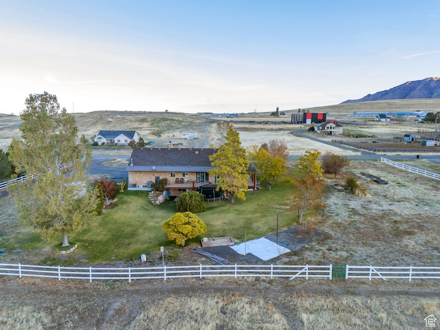 1122 Ironwood Rd, Erda, UT 84074 - aerial view featuring a mountain view and a rural view