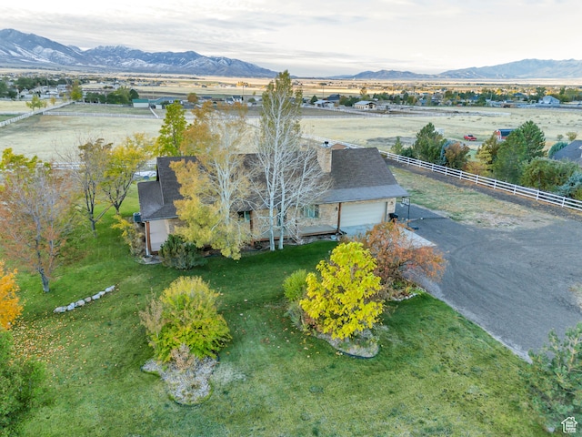 1122 Ironwood Rd, Erda, UT 84074 - bird's eye view featuring a mountain view and a rural view