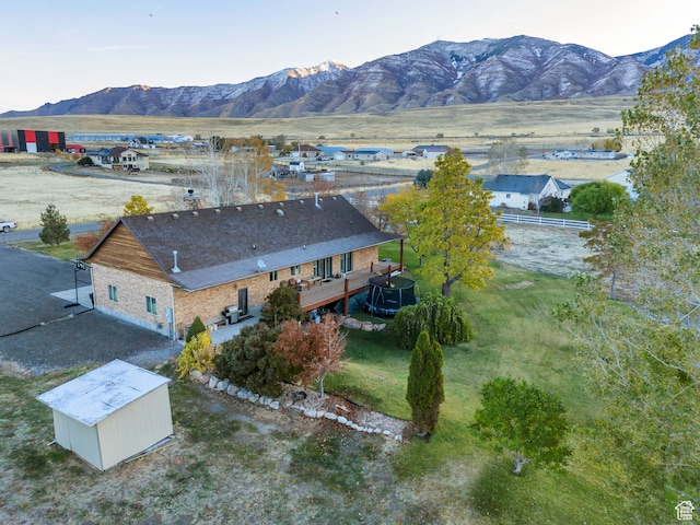 1122 Ironwood Rd, Erda, UT 84074 - aerial view with a mountain view