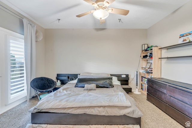 1122 Ironwood Rd, Erda, UT 84074 - carpeted bedroom featuring ceiling fan