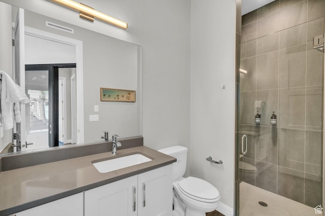 1498 W Torrey Pines Rd, Hurricane, UT 84737 - full bathroom with a shower stall, toilet, and vanity