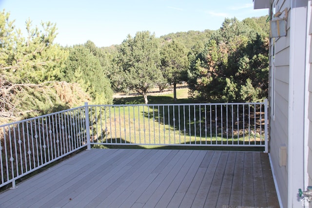1627 W 950 S, Parowan, UT 84761 - wooden deck featuring a forest view