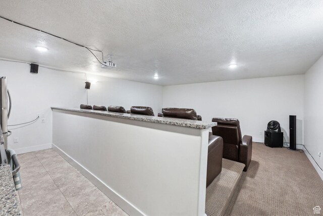 967 W Yamada Ct S, Syracuse, UT 84075 - home theater with a textured ceiling and baseboards
