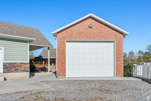 967 W Yamada Ct S, Syracuse, UT 84075 - view of detached garage