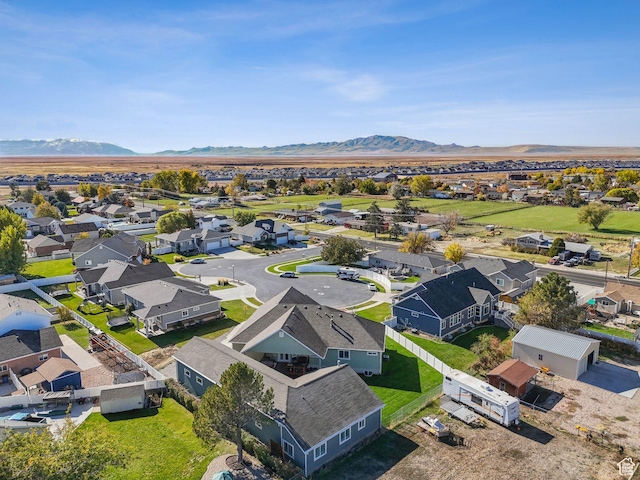 967 W Yamada Ct S, Syracuse, UT 84075 - aerial view of residential area with mountains