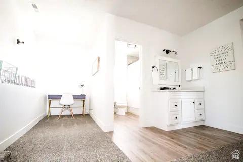 1065 E 22nd St, Ogden, UT 84401 - full bathroom featuring vanity and toilet