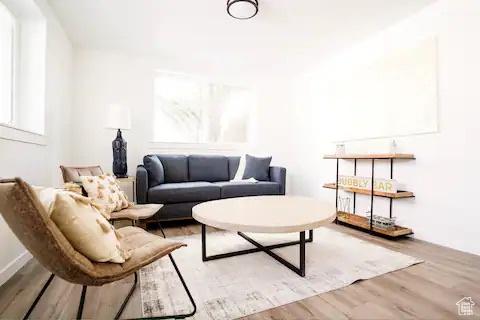 1065 E 22nd St, Ogden, UT 84401 - living room featuring wood finished floors