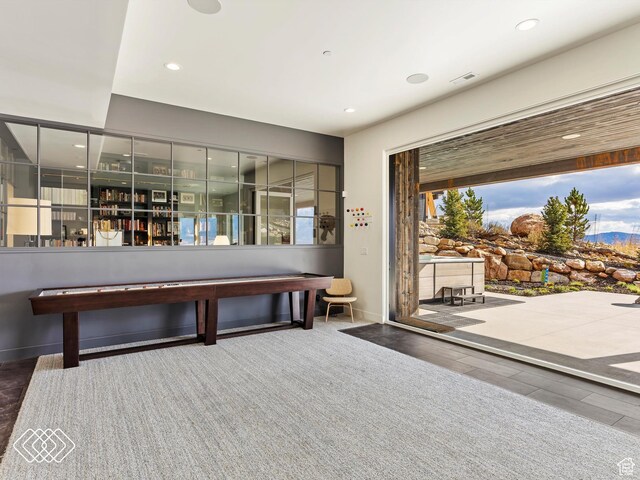 5731 E Porcupine Ridge Dr N, Eden, UT 84310 - interior space with recessed lighting and baseboards