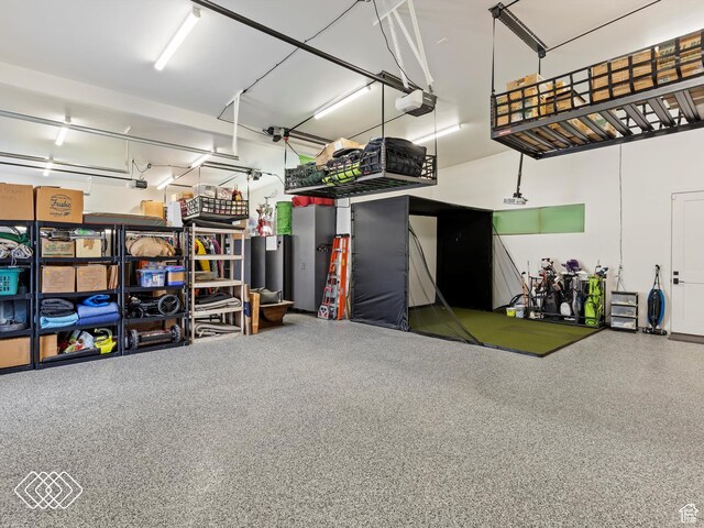 5731 E Porcupine Ridge Dr N, Eden, UT 84310 - garage with a garage door opener