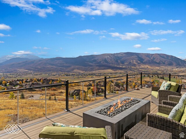 5731 E Porcupine Ridge Dr N, Eden, UT 84310 - view of mountain backdrop