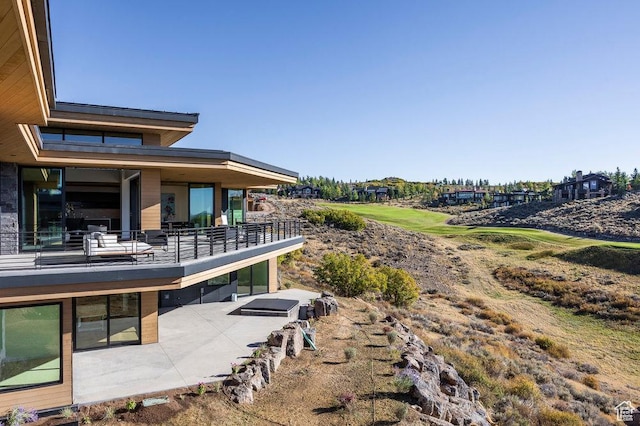 3821 Pinnacle Sky Loop, Park City, UT 84098 - view of yard with a patio and a balcony