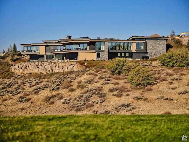 3821 Pinnacle Sky Loop, Park City, UT 84098 - view of back of property