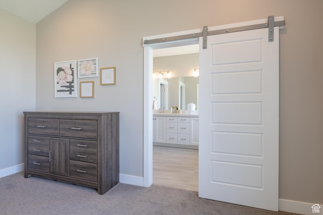 12751 S Harvest Ln W Unit 6, Riverton, UT 84096 - hallway with light colored carpet and baseboards