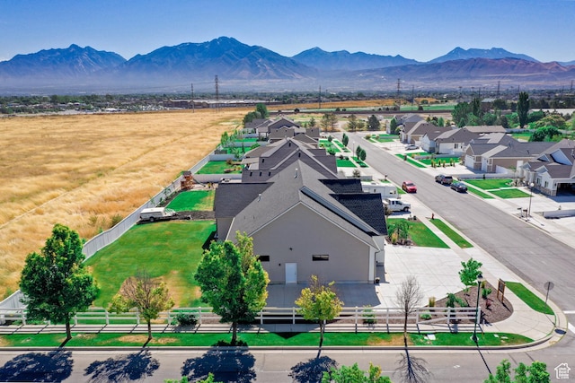 12751 S Harvest Ln W Unit 6, Riverton, UT 84096 - aerial view featuring a residential view and a mountain view