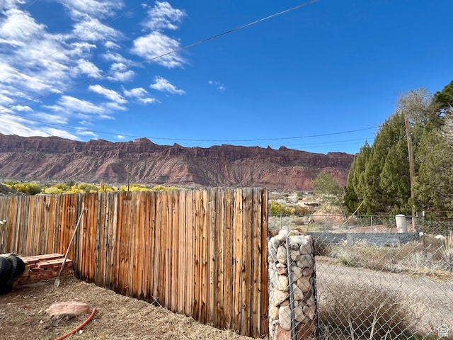 view of mountain feature