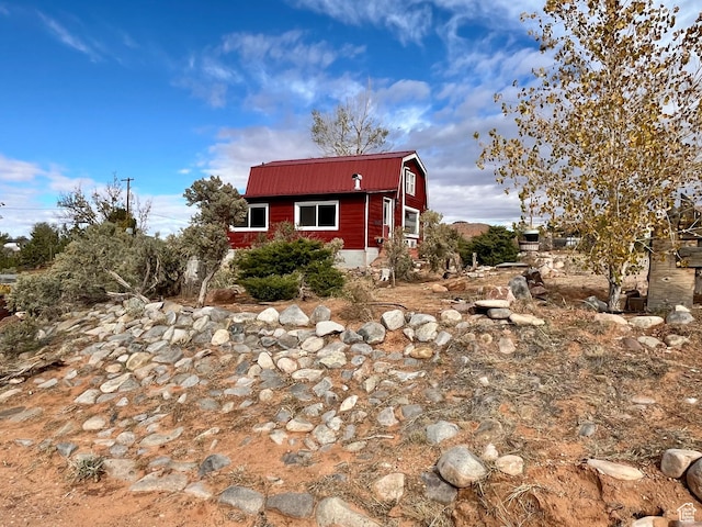2060 Solar Terrace Dr, Moab, UT 84532 - view of front facade with a metal roof