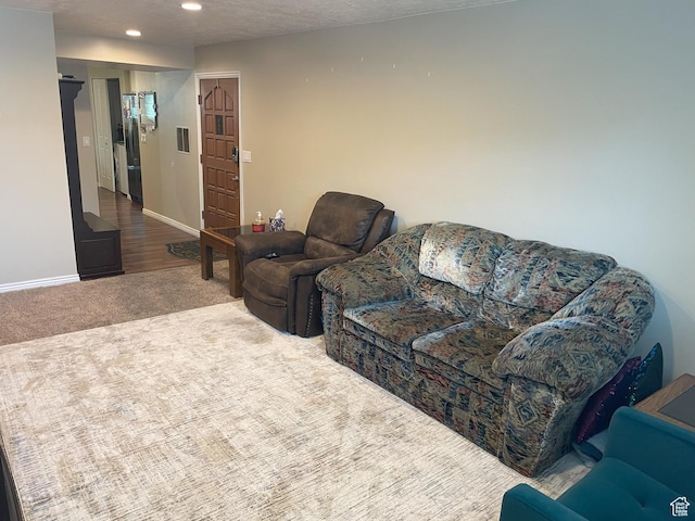 633 E 6910 S, Midvale, UT 84047 - carpeted living area with recessed lighting and baseboards