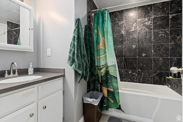 633 E 6910 S, Midvale, UT 84047 - bathroom featuring vanity and shower / tub combo with curtain