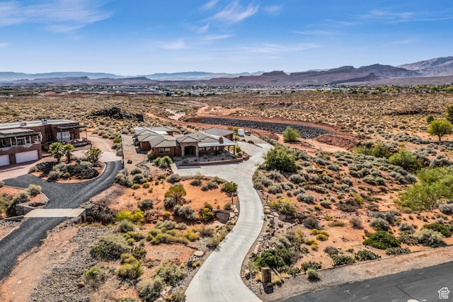 896 E Mesa Vista Dr, Ivins, UT 84738 - aerial view featuring a mountain view