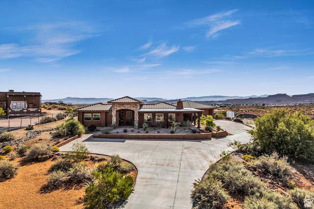 896 E Mesa Vista Dr, Ivins, UT 84738 - view of property's community with a mountain view and a gazebo
