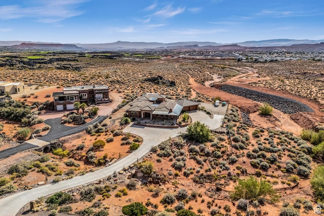 896 E Mesa Vista Dr, Ivins, UT 84738 - aerial view featuring a mountain view