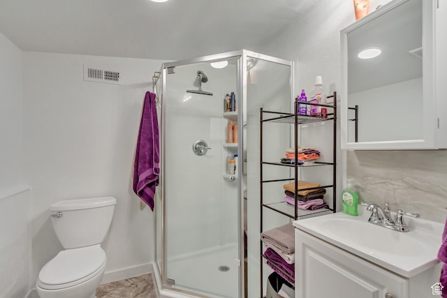 11 W Main St, Eureka, UT 84628 - full bathroom with a shower stall, vanity, toilet, and baseboards