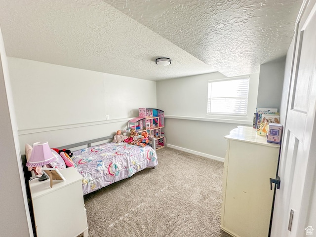 772 W 4375 S, Riverdale, UT 84405 - bedroom featuring carpet flooring, a textured ceiling, and baseboards