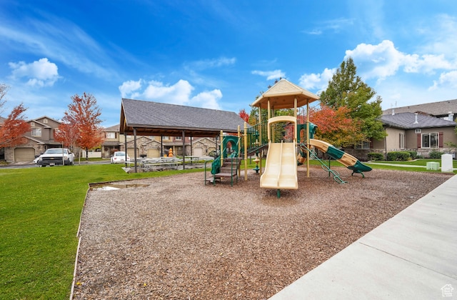 929 W 670 S Unit 1, Pleasant Grove, UT 84062 - view of playground featuring a lawn