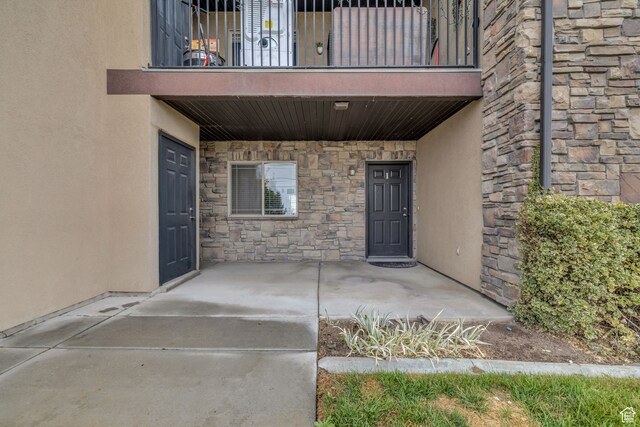 929 W 670 S Unit 1, Pleasant Grove, UT 84062 - doorway to property with a balcony
