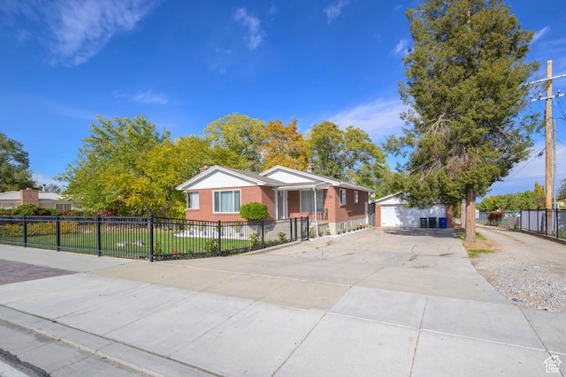 view of ranch-style house
