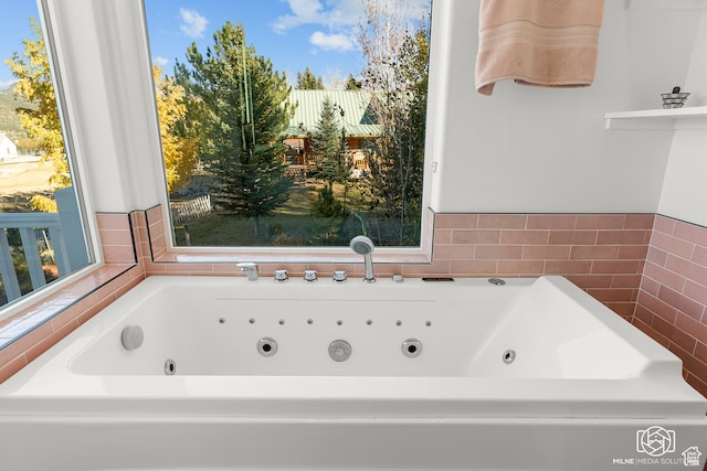 780 W Hillside Dr, Pine Valley, UT 84781 - bathroom with a bath and plenty of natural light