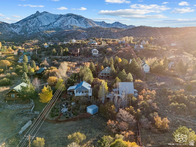 780 W Hillside Dr, Pine Valley, UT 84781 - bird's eye view with a mountain view