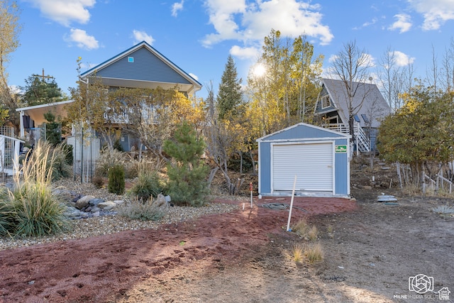 780 W Hillside Dr, Pine Valley, UT 84781 - view of side of property featuring a garage and an outbuilding