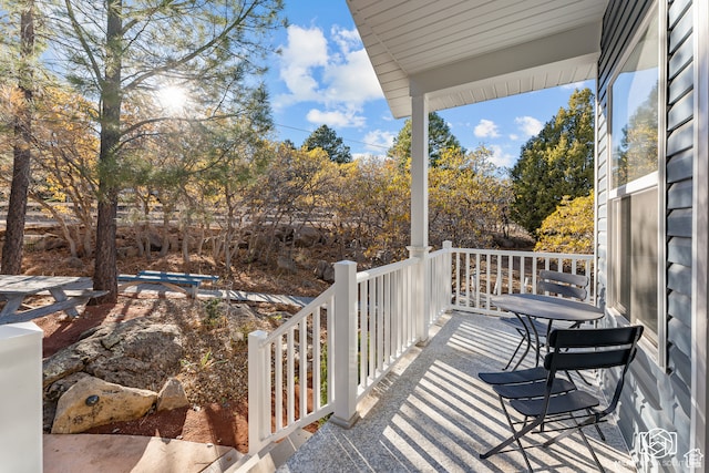 780 W Hillside Dr, Pine Valley, UT 84781 - view of deck