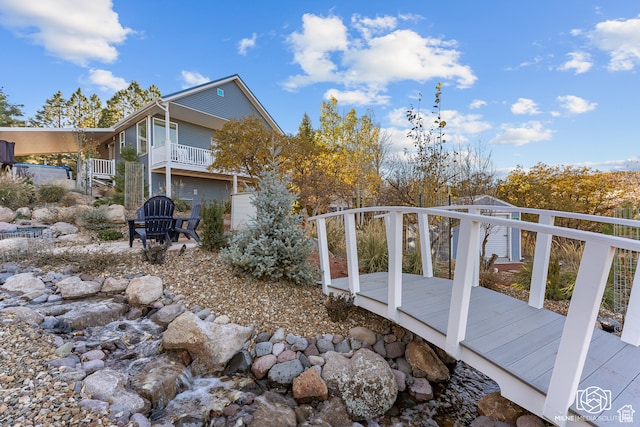 780 W Hillside Dr, Pine Valley, UT 84781 - view of yard