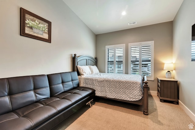 10005 N Meer Cir, Heber City, UT 84032 - bedroom with light colored carpet and lofted ceiling