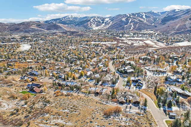 view of mountain feature