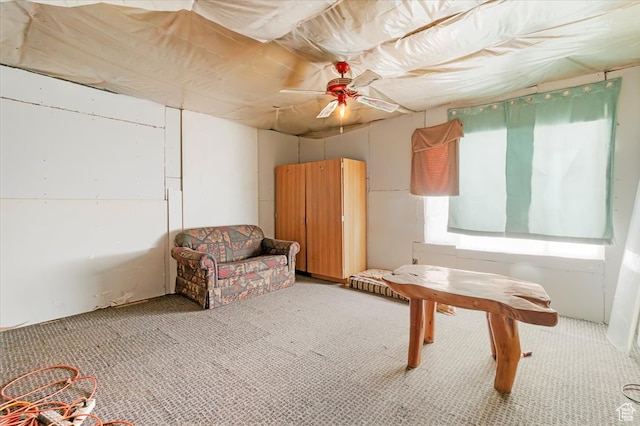 165 S 200 W, Manti, UT 84642 - interior space with ceiling fan and carpet